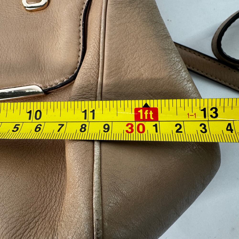 Coach Madison 25169 East West Front Flap Turnlock Satchel Camel & Pink (READ) - Picture 15 of 16